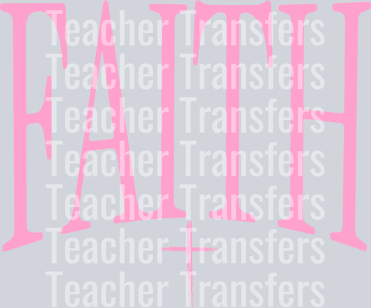 FAITH CROSS PINK