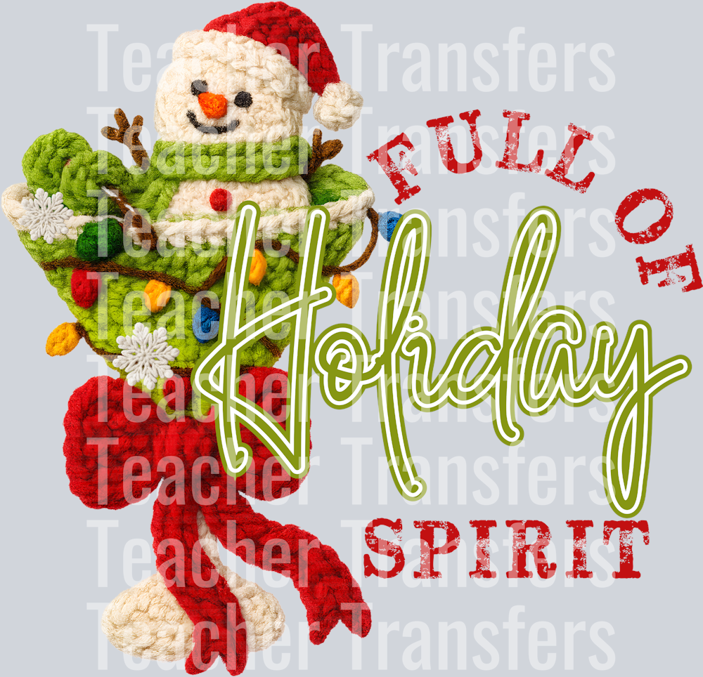 FULL OF HOLIDAY SPIRIT