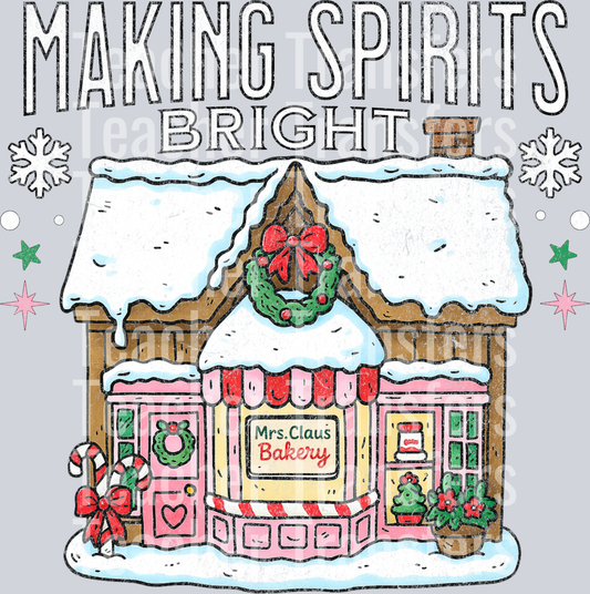 making spirits bright mrs claus bakery