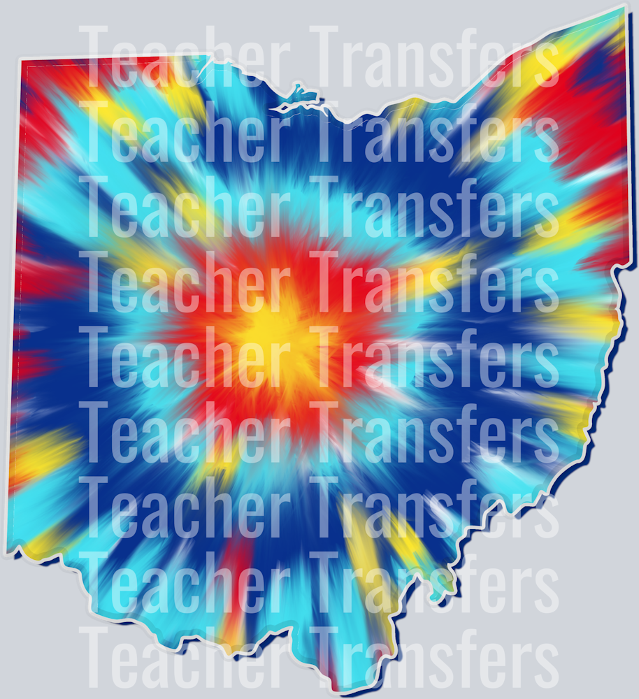 Peace Love Tie Dye OHIO