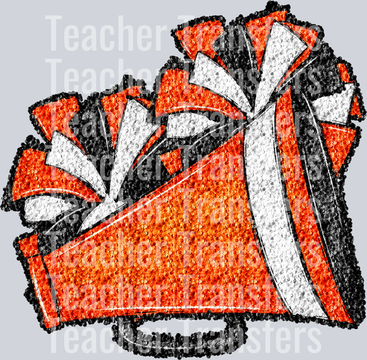 Sequin Cheer Orange