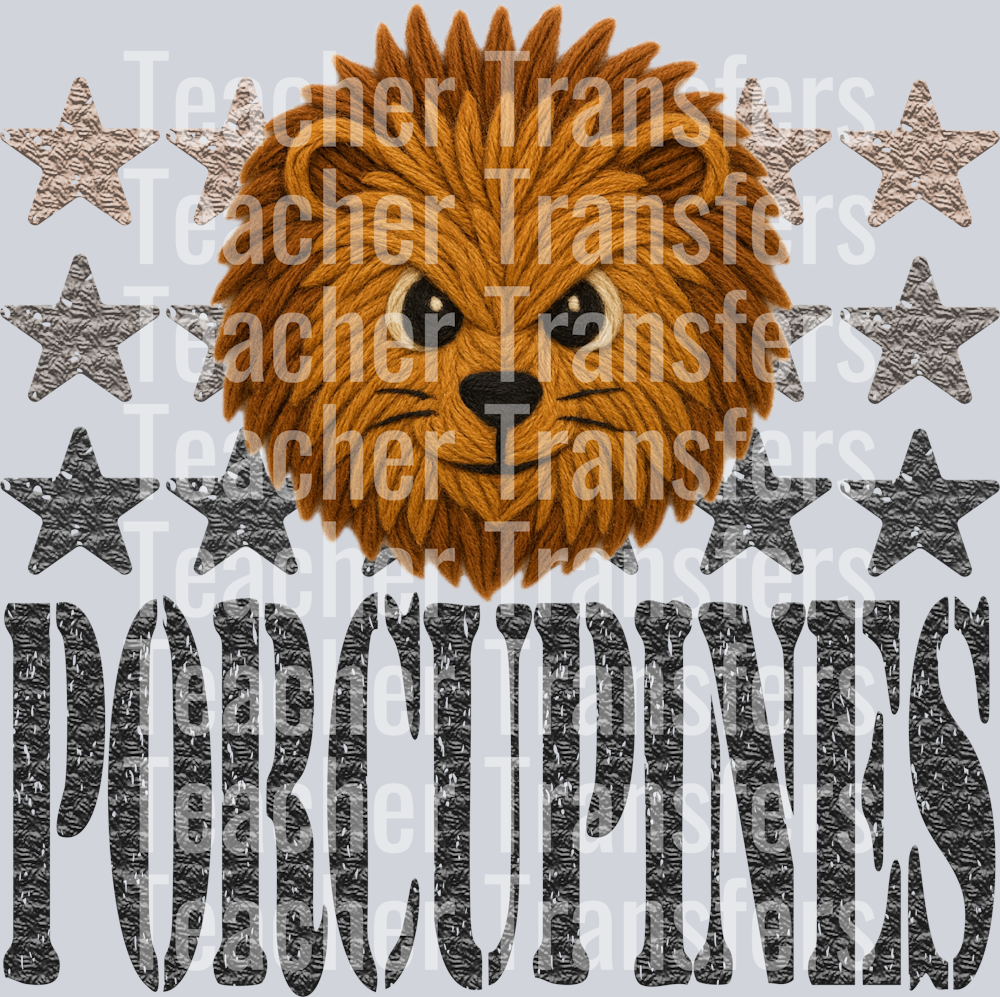 YARN MASCOTS PORCUPINES