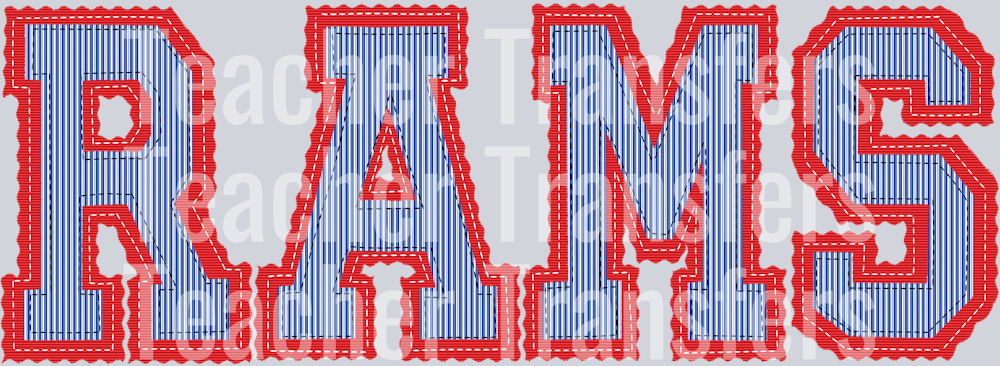 THE PREPSTER RAMS ROYAL RED