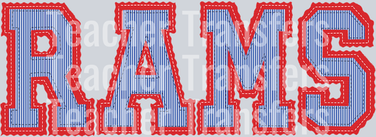 THE PREPSTER RAMS ROYAL RED