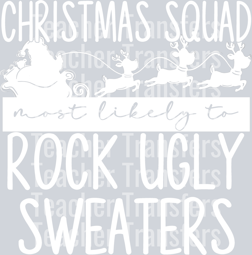 RockUglySweaters White