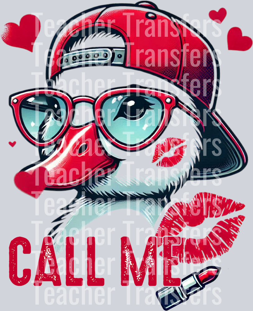 Valentines Duck Hunting PNG,Call Me PNG