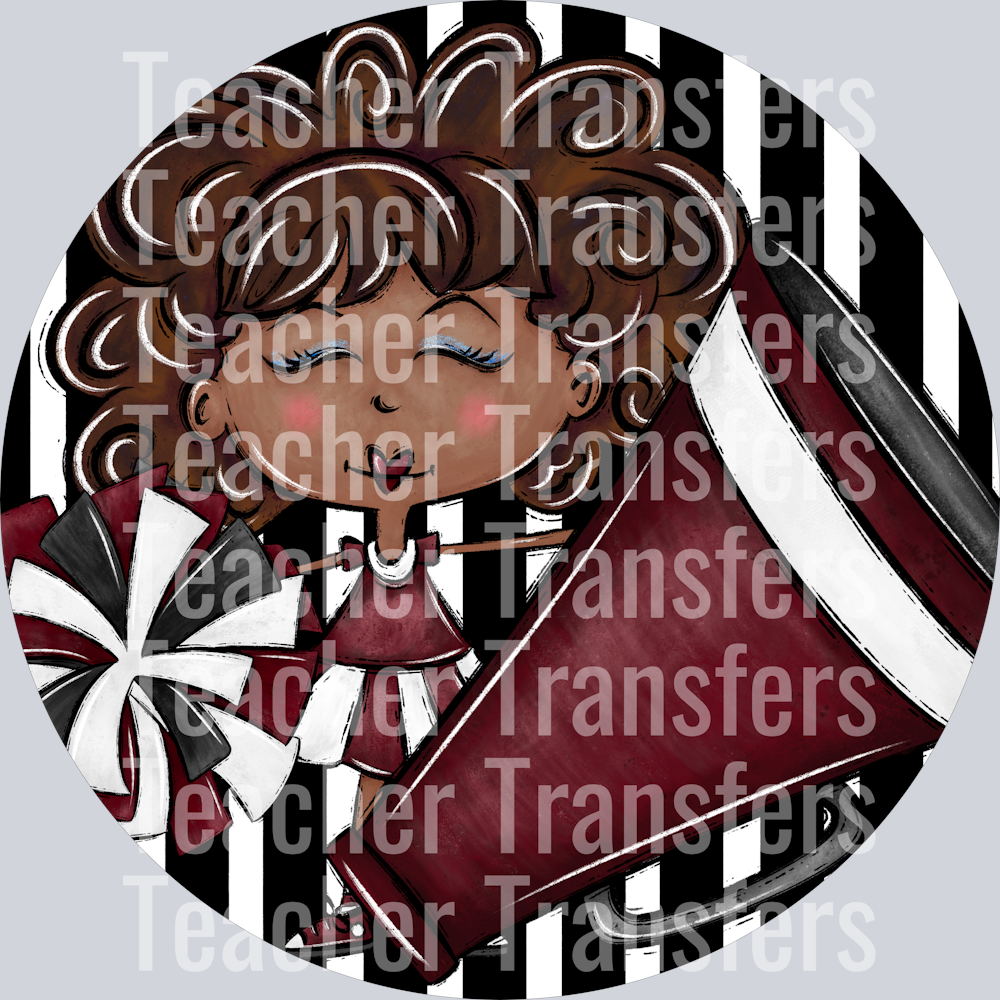 Cheer Bag Tags Maroon Medium