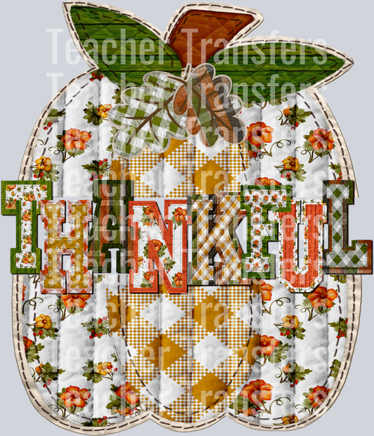 THANKFUL SPLIT PUMPKIN