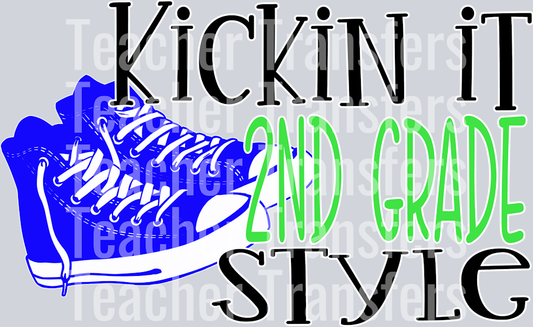 Kickin it Style BLUE SECOND GRADE