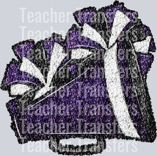 Sequin Cheer Purple