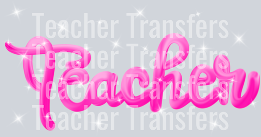 Teacher Hot Pink