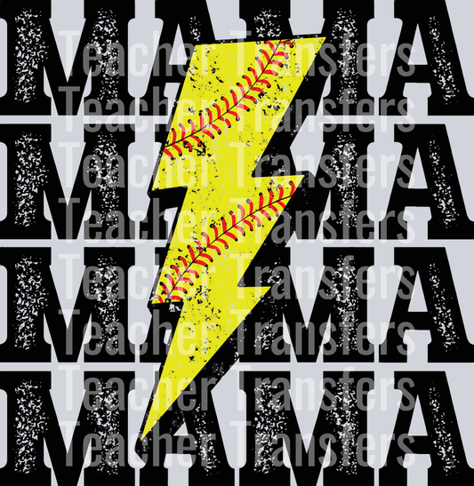 MamaSoftballRetro