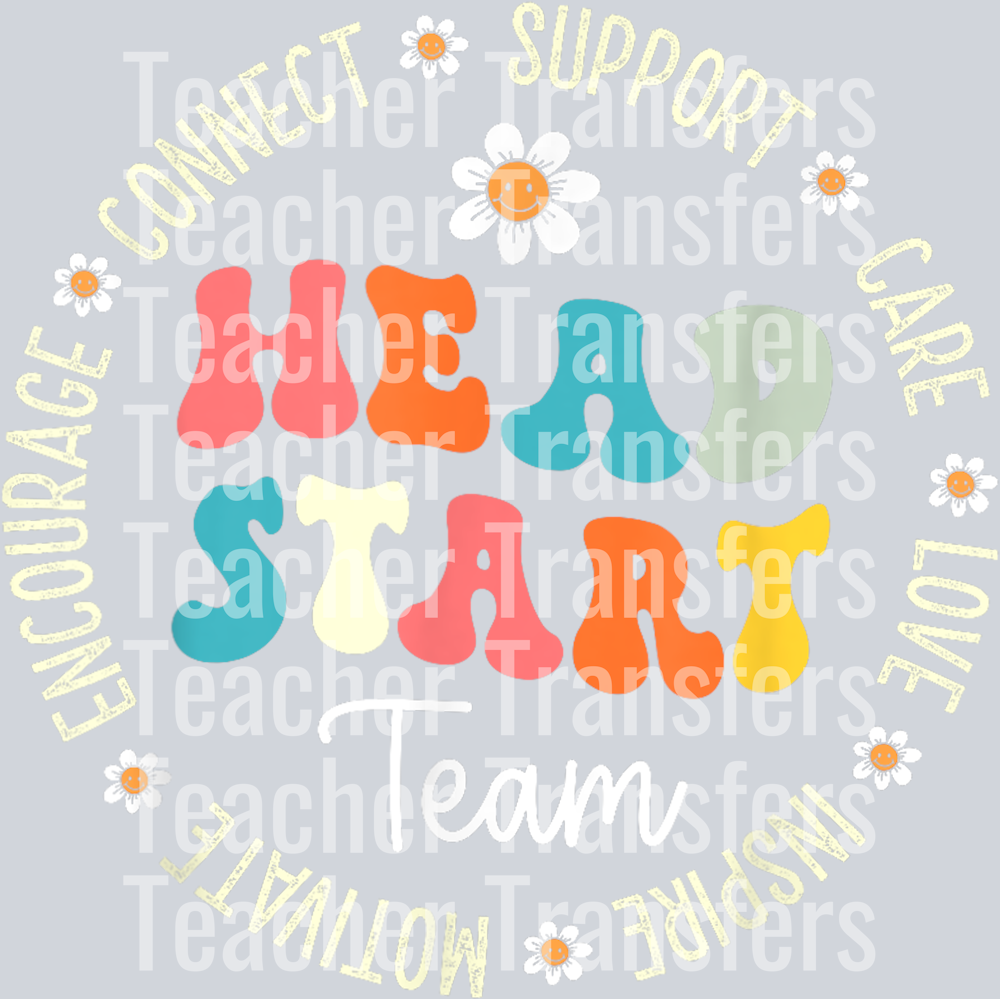 Head Start Team Homeschool Teacher Headstart Back To School T-Shirt