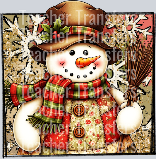 Patchwork Snowman
