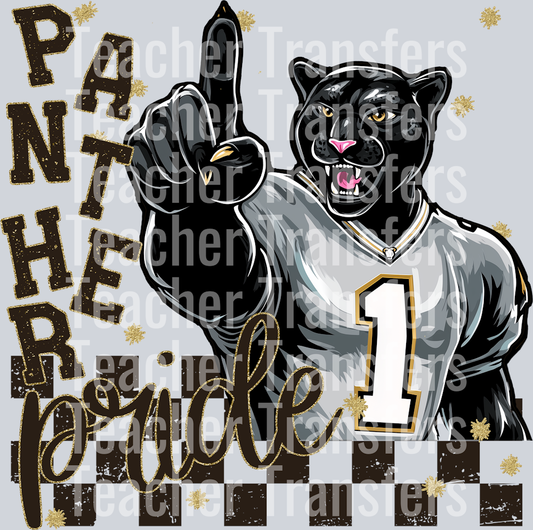 GRUNGE MASCOTS PANTHER