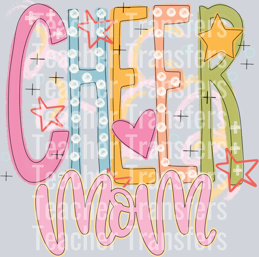 Cheer Mom Colorful