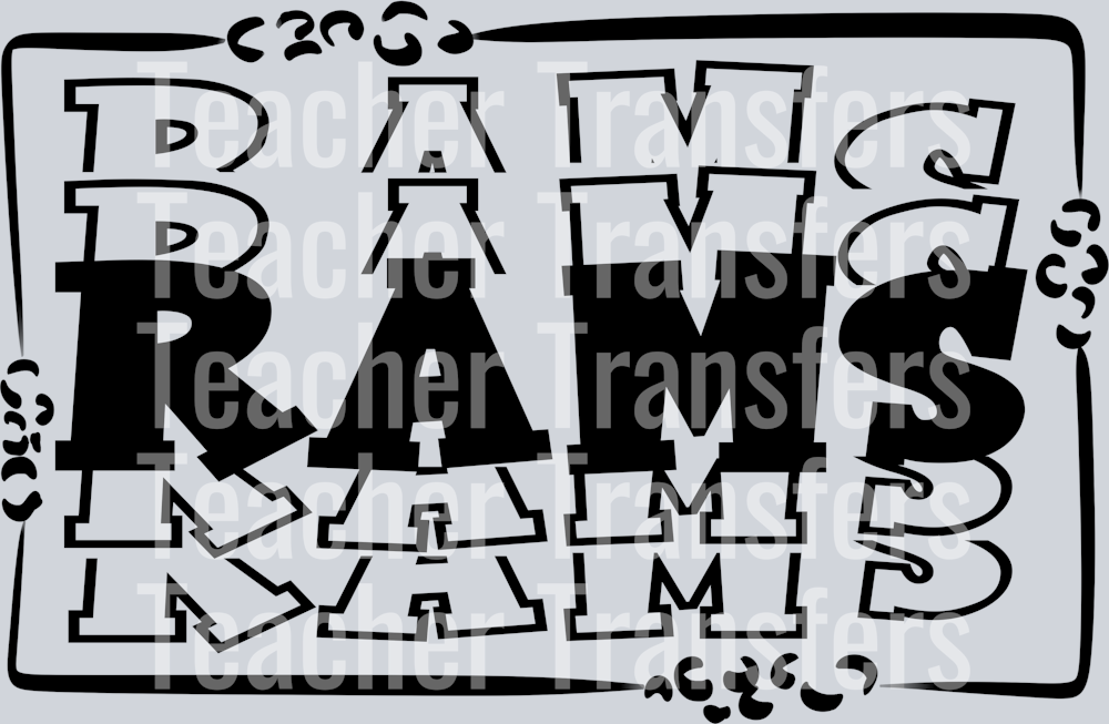 STACKED MASCOTS Rams(1)