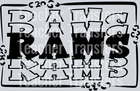 STACKED MASCOTS Rams(1)