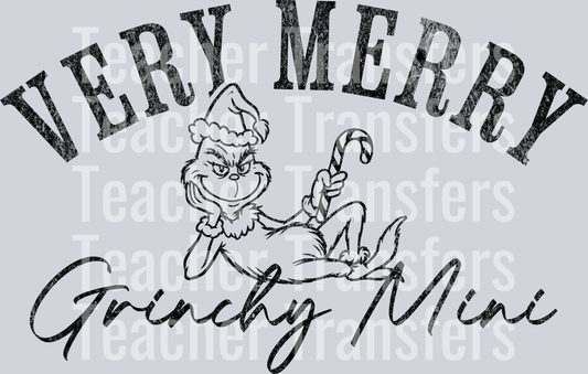 Very merry Grinchy Mini black
