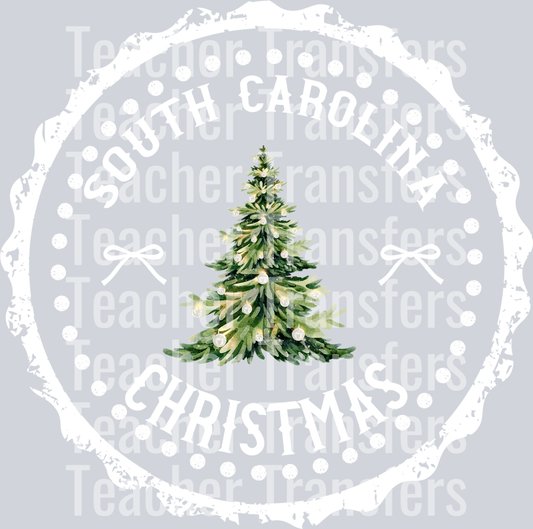 STATE CHRISTMAS STAMP South Carolina