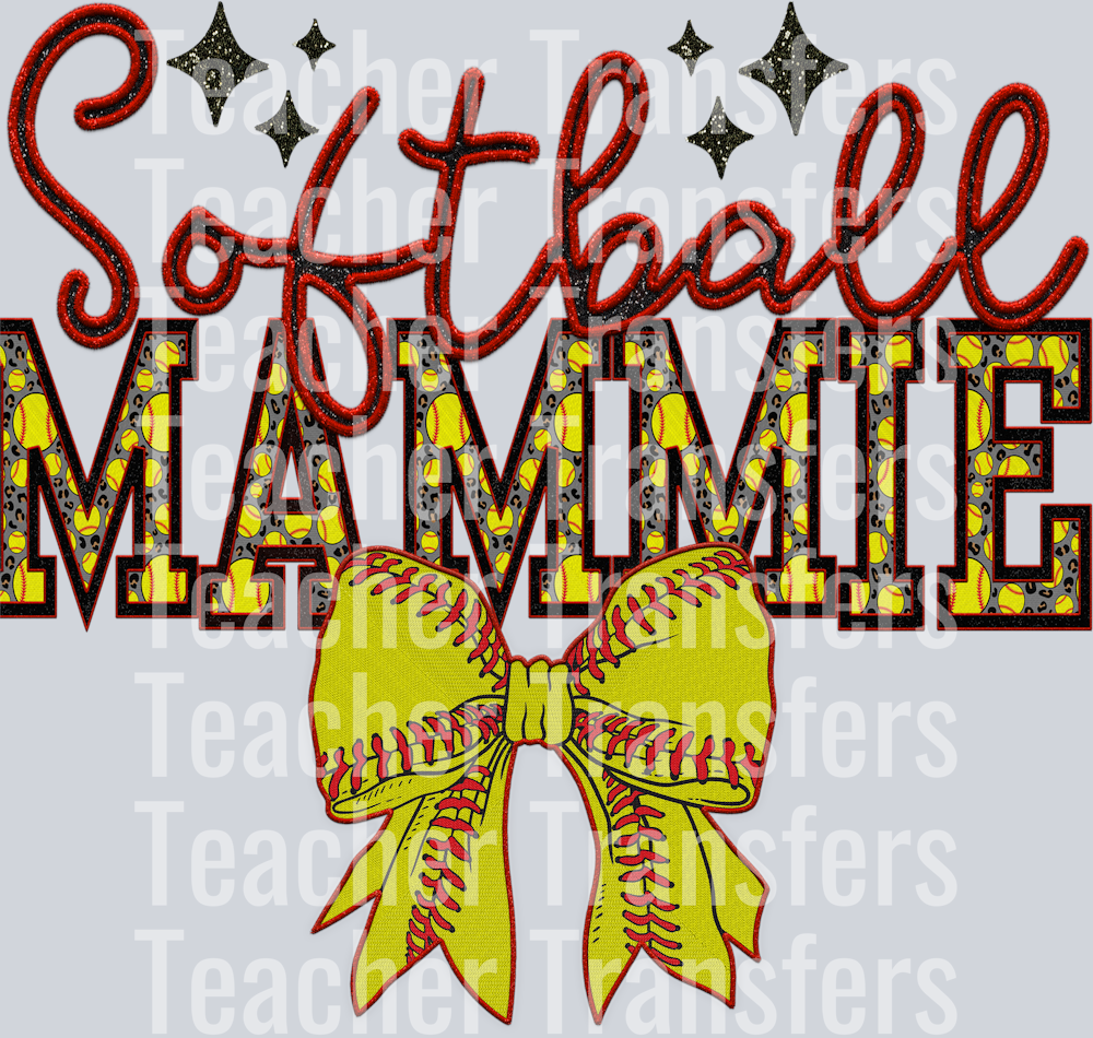 SOFTBALL BOW SOFTBALL MAMMIE HWDS