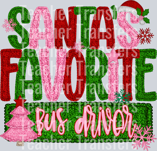 SANTAS FAVORITE BUS DRIVER