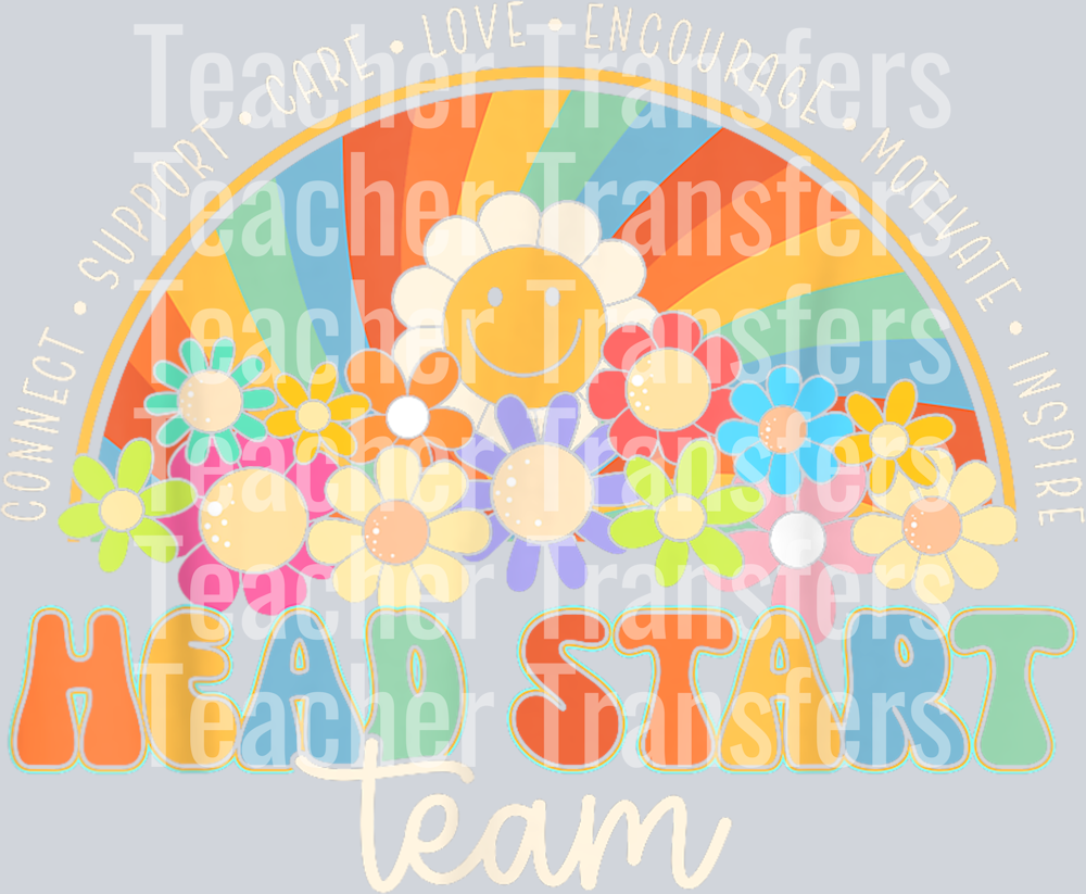 Head Start Team Homeschool Teacher Headstart Back To School T-Shirt (3)