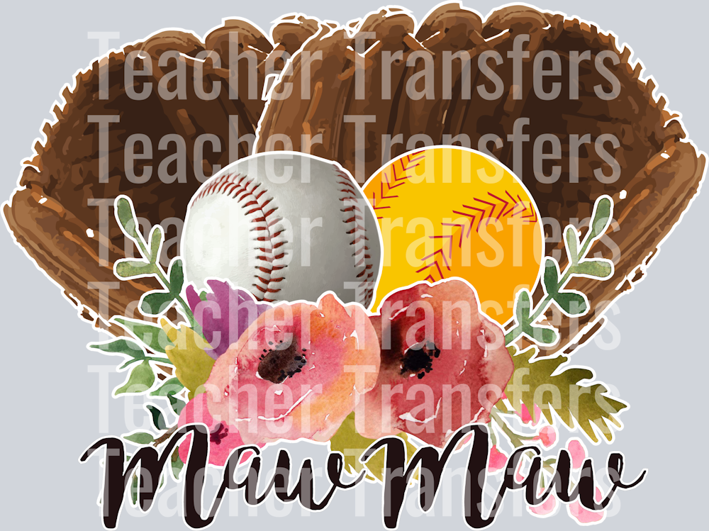 MawMaw-Baseball-Softball PNG