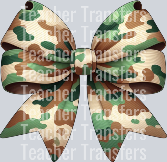 Camo Camouflage Coquette Bow Hunting PNG (20)