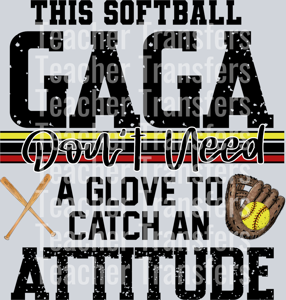 This Softball Gaga Don’t Need A Glove  2