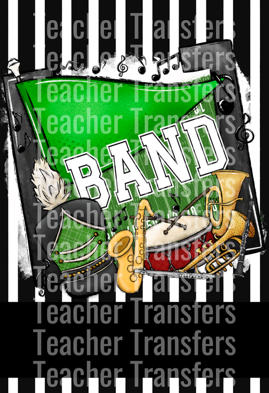 Band Flags Green