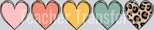 Row of Hearts