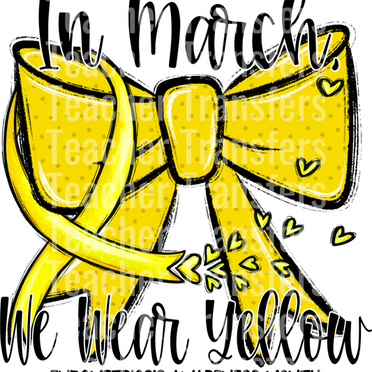 We Wear Yellow Endometriosis