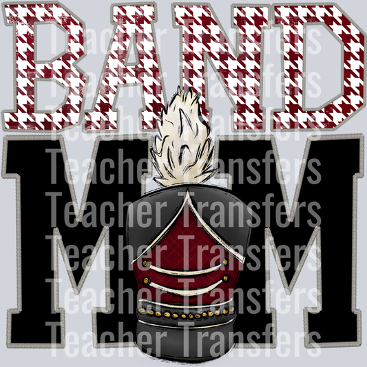 Band Mom MAROON