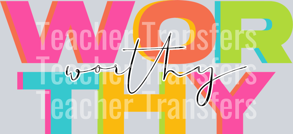 WORTHY COLORFUL STACKED