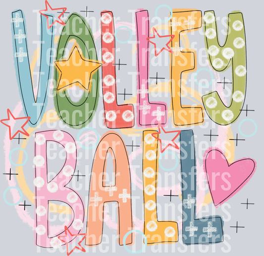 Colorful Volleyball