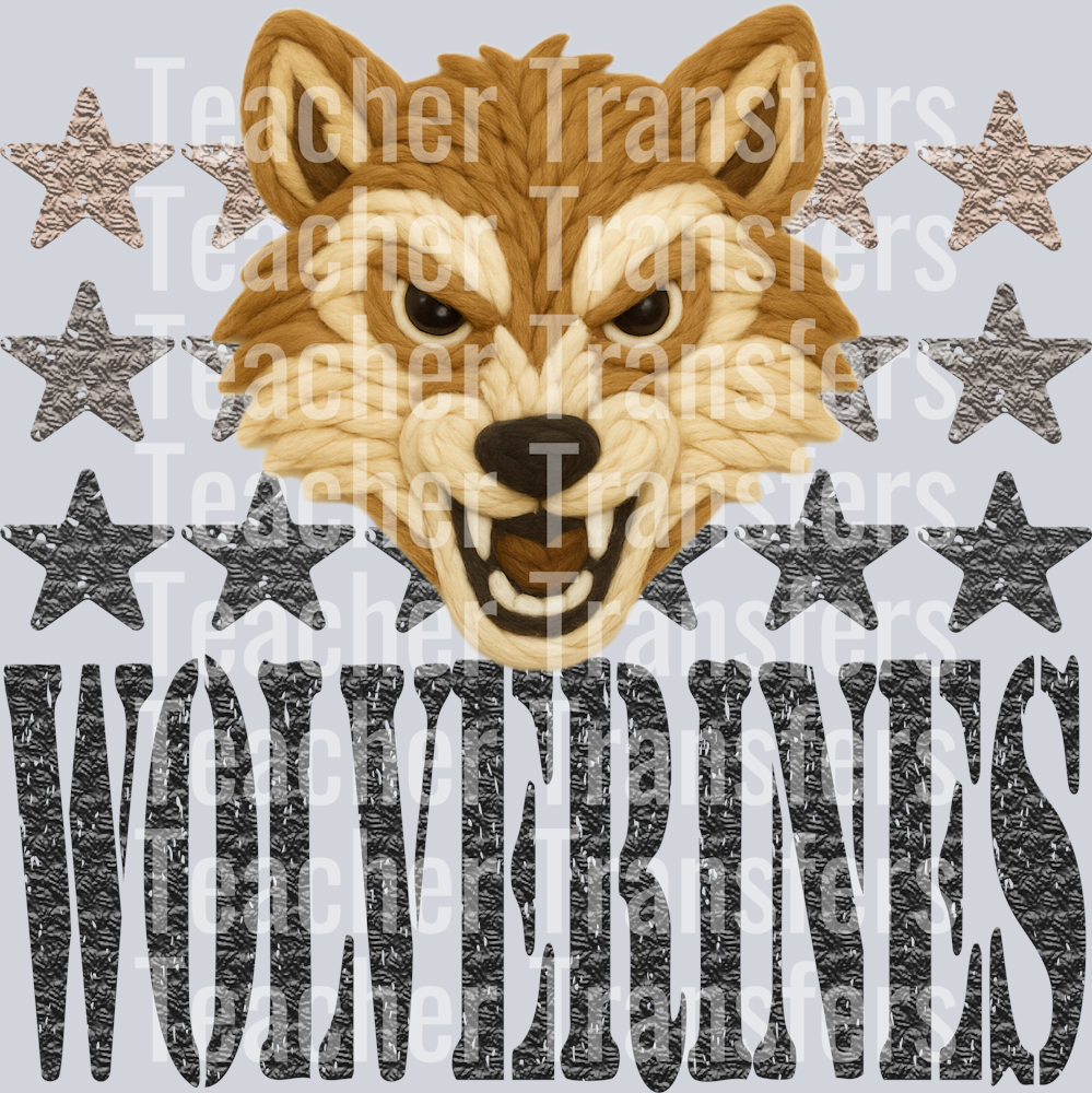 YARN MASCOTS WOLVERINES