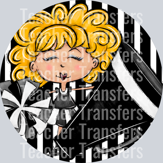 Cheer Bag Tags Black Light