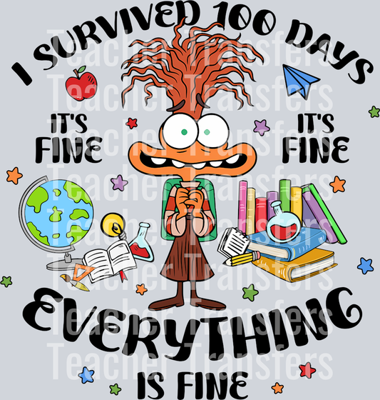 I Survived 100 Days Inside Out