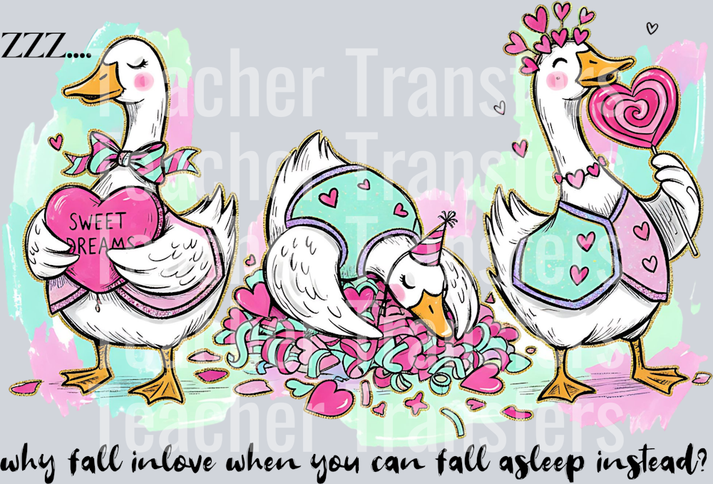 why fall inlove when you call asleep geese hwds