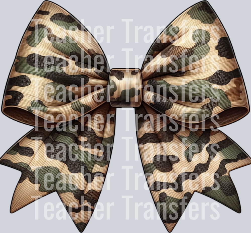 Camo Camouflage Coquette Bow Hunting PNG (13)