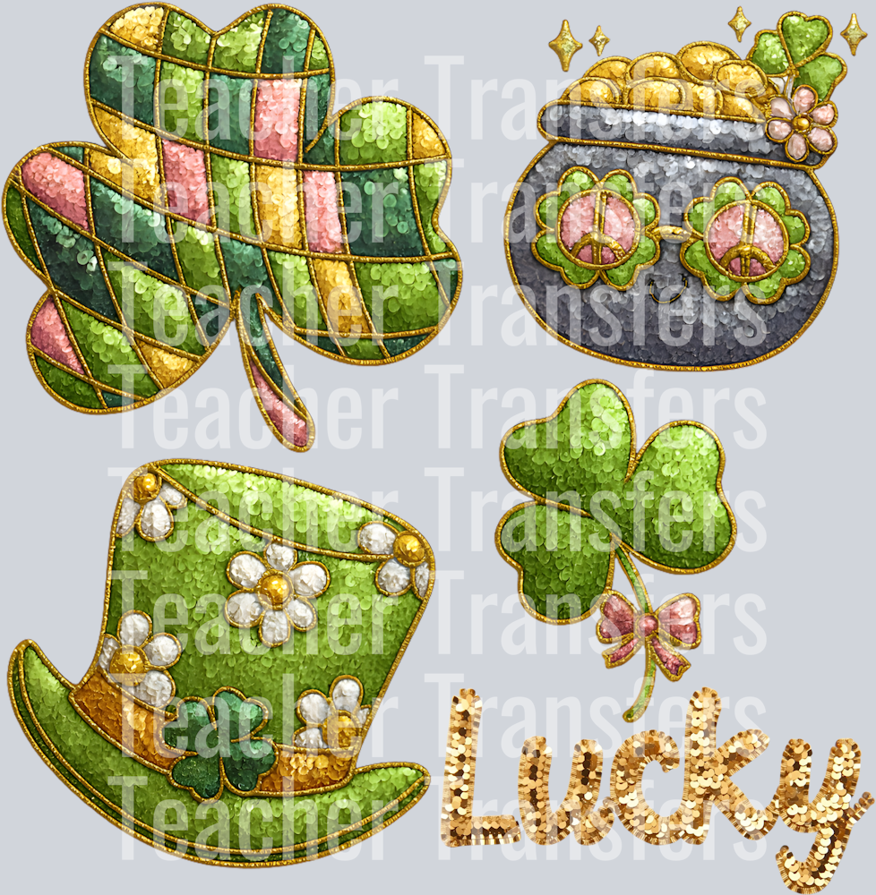 LUCKY ST PATRICKS DAY COLLAGE