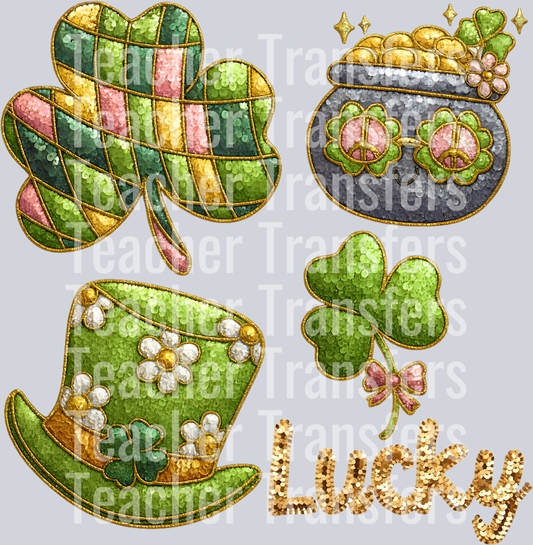 LUCKY ST PATRICKS DAY COLLAGE