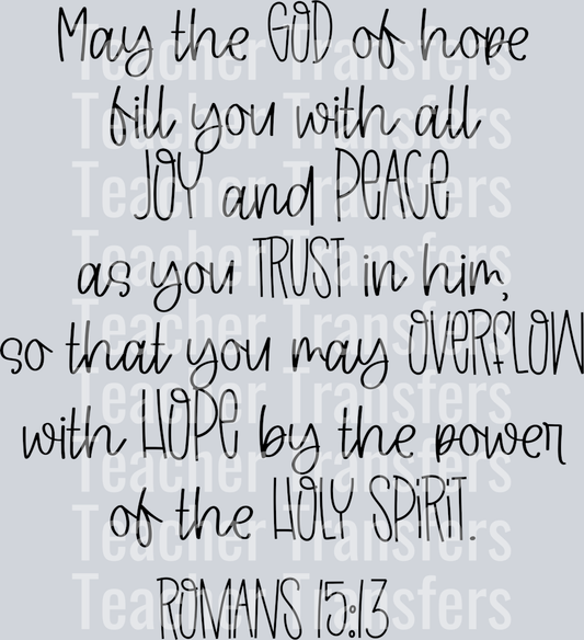 Romans 15 13