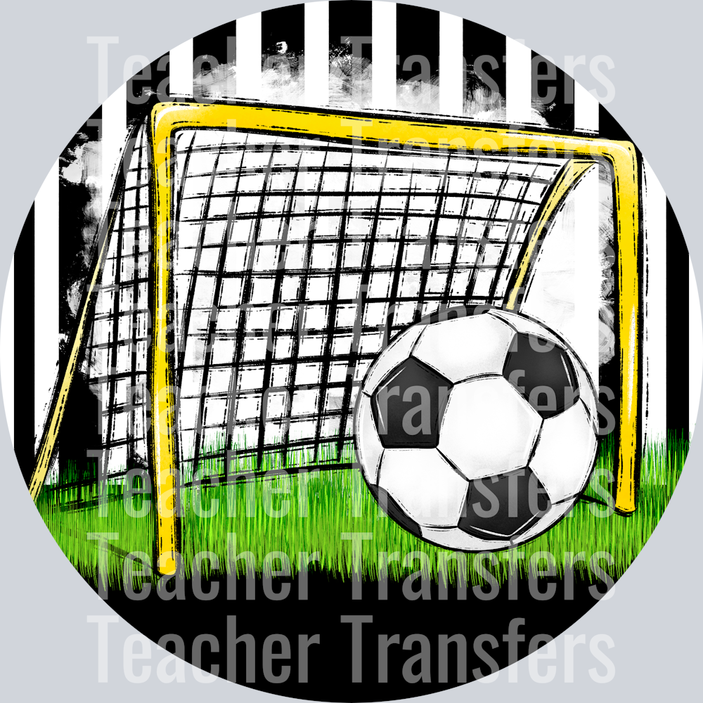 Soccer Bag Tag Ornaments BLACK