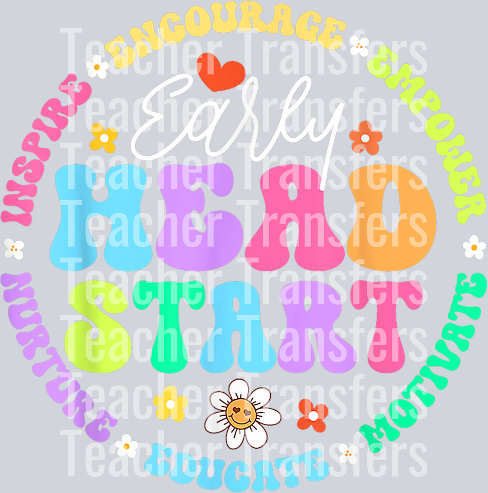 Early Head Start Squad Homeschool Teacher Headstart T-Shirt