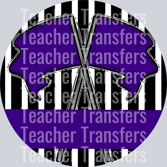 Colorguard ornaments Purple