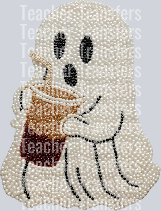 GHOST COFFEE FAUX PEARLS