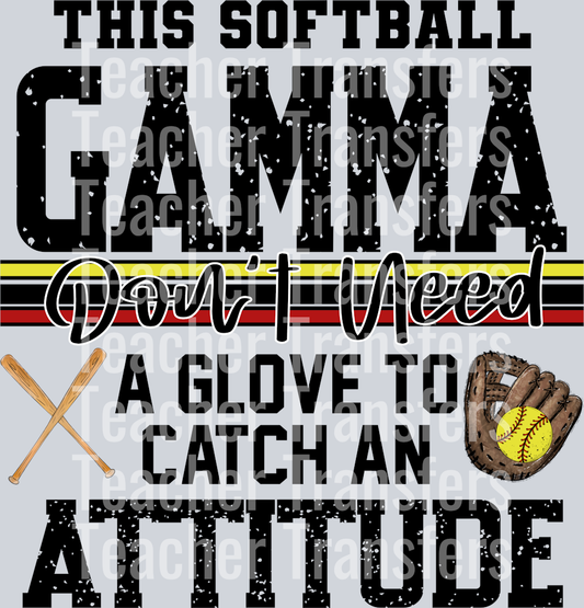 This Softball gamma don’t need a glove  2