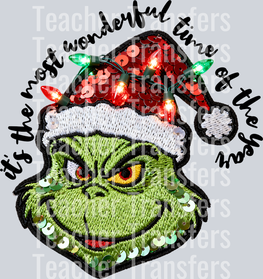 its the most wonderful time of the year faux light up